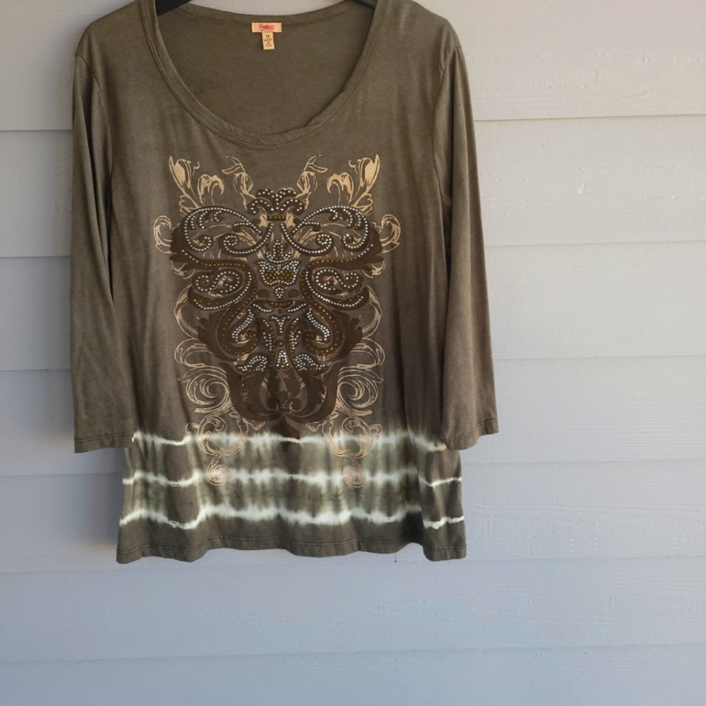 Reba knit top NWOT 1X